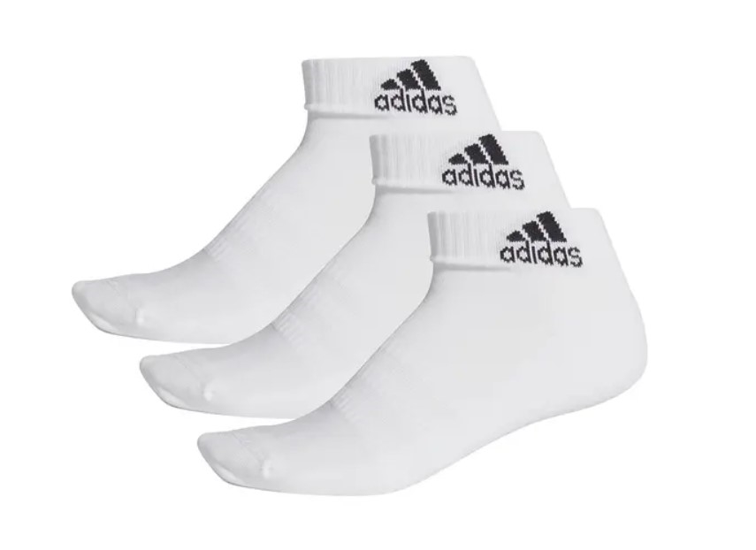 Adidas Cush Ankel Strømper Pak Hvid