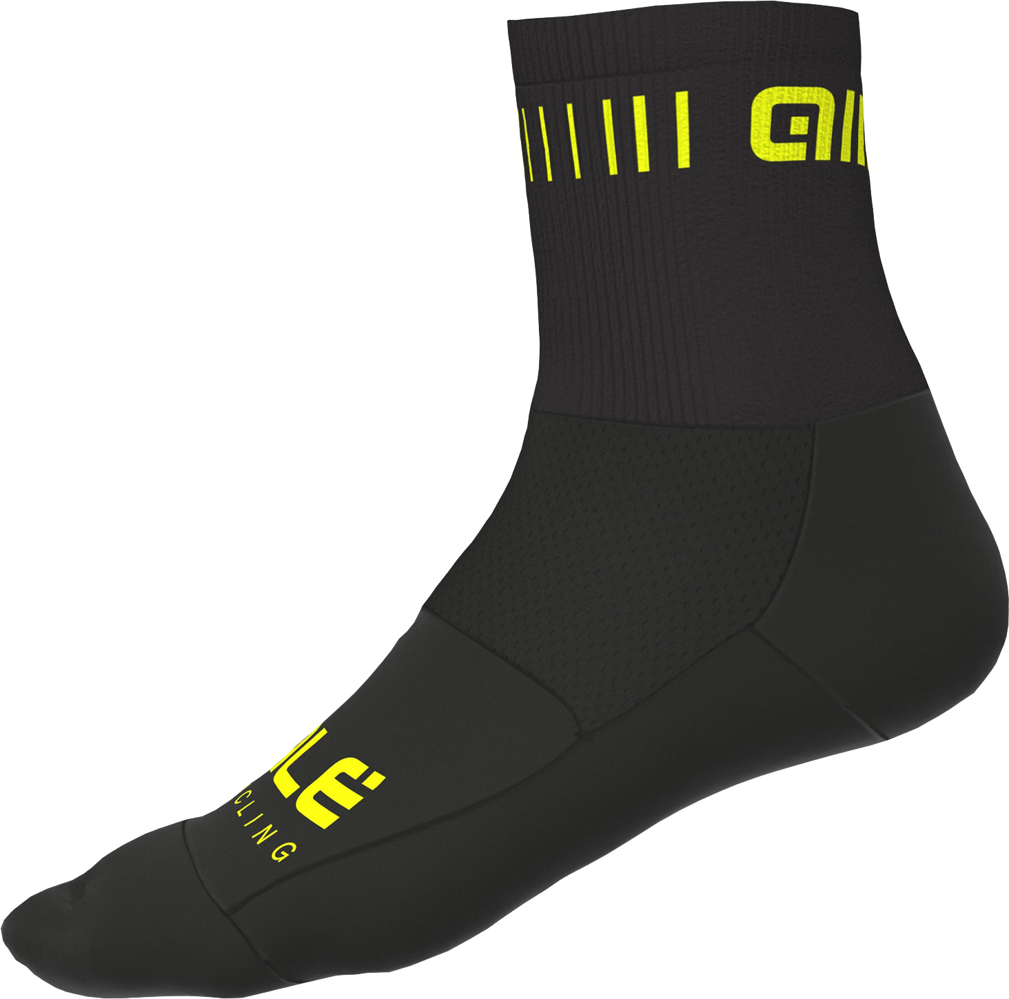 Al Sokker Strada Skin Antibakterielle Sort Fluo