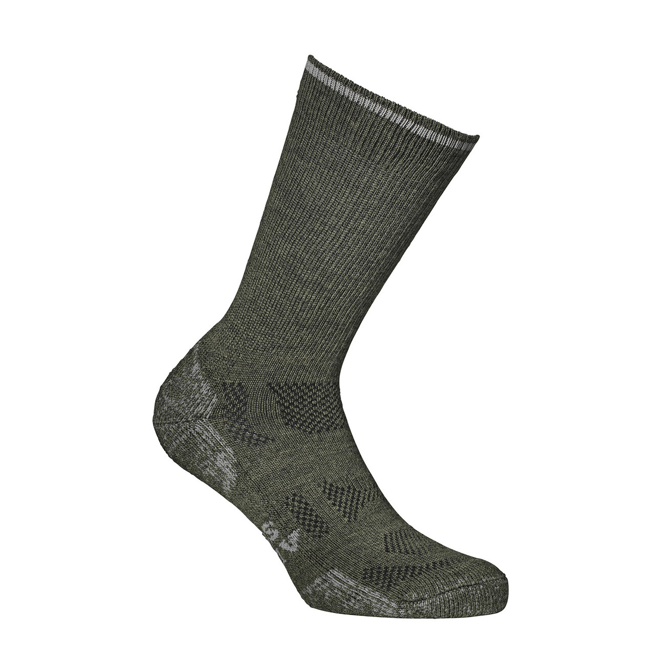 Alpaca Outdoor Merino Crew Grøn Grigioverde Metallic