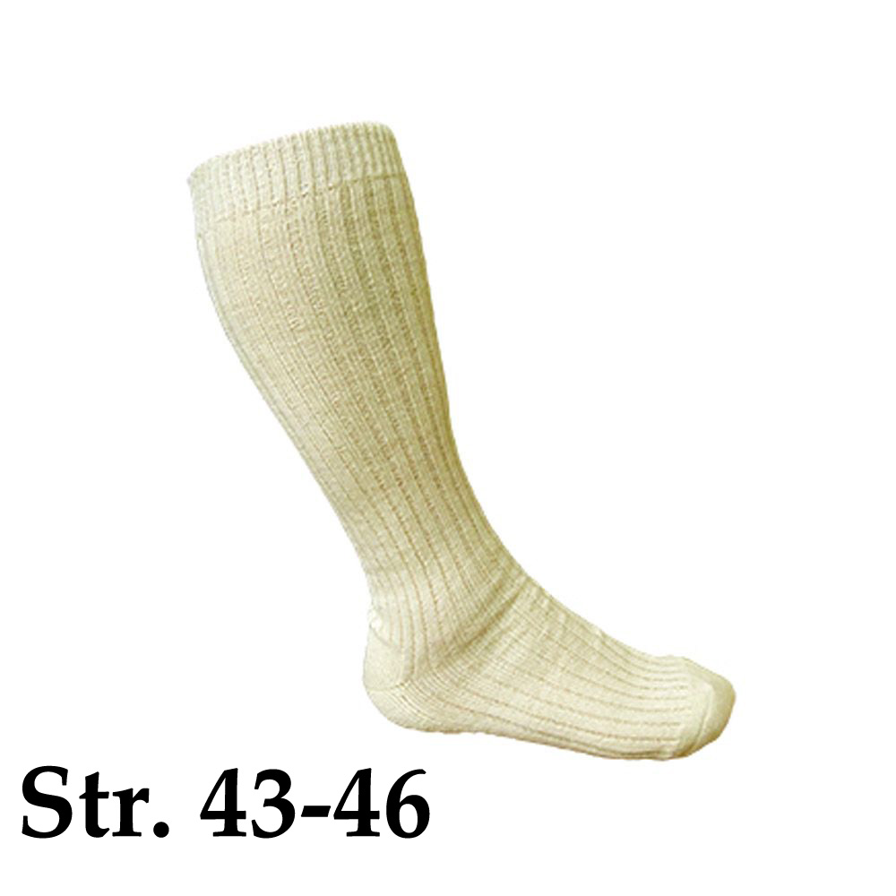 Beige Herre Knæstrømper Str