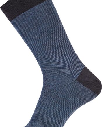 Blå Egtved Twin Sock Uldstrømper Str