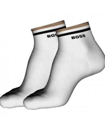 Boss 2pak Ankelstrømper Hvid Til Herre