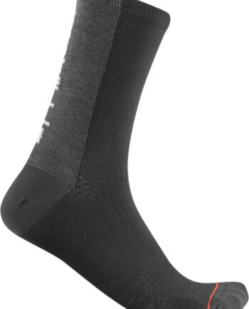 Castelli Bandito Wool Sock Sort Grå