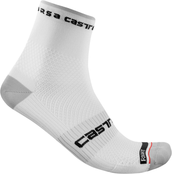 Castelli Rosso Corsa Pro Sock Hvid