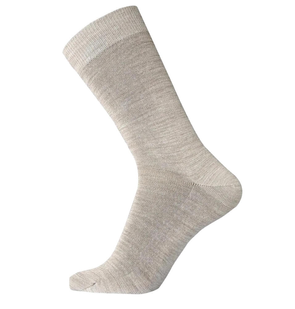 Egtved Twin Sock Uldstrømper Beige Str