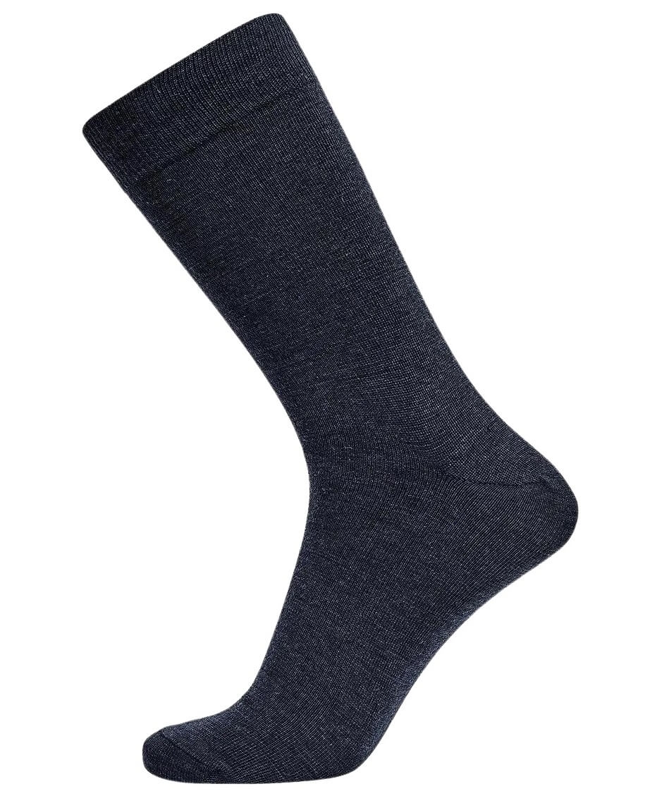 Egtved Twin Sock Uldstrømper Mørk Navy Str