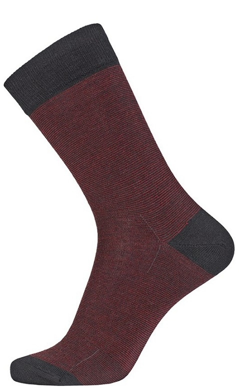 Egtved Twin Sock Uldstrømper Rød Str