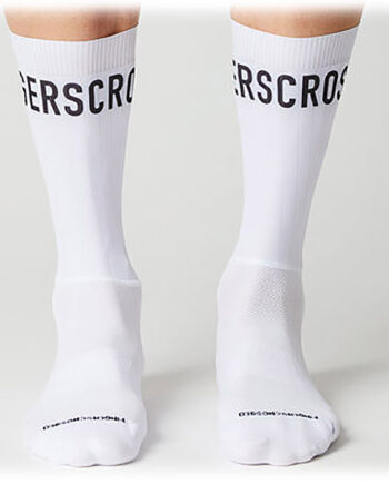 Fingerscrossed Aero Sokker Text Hvid