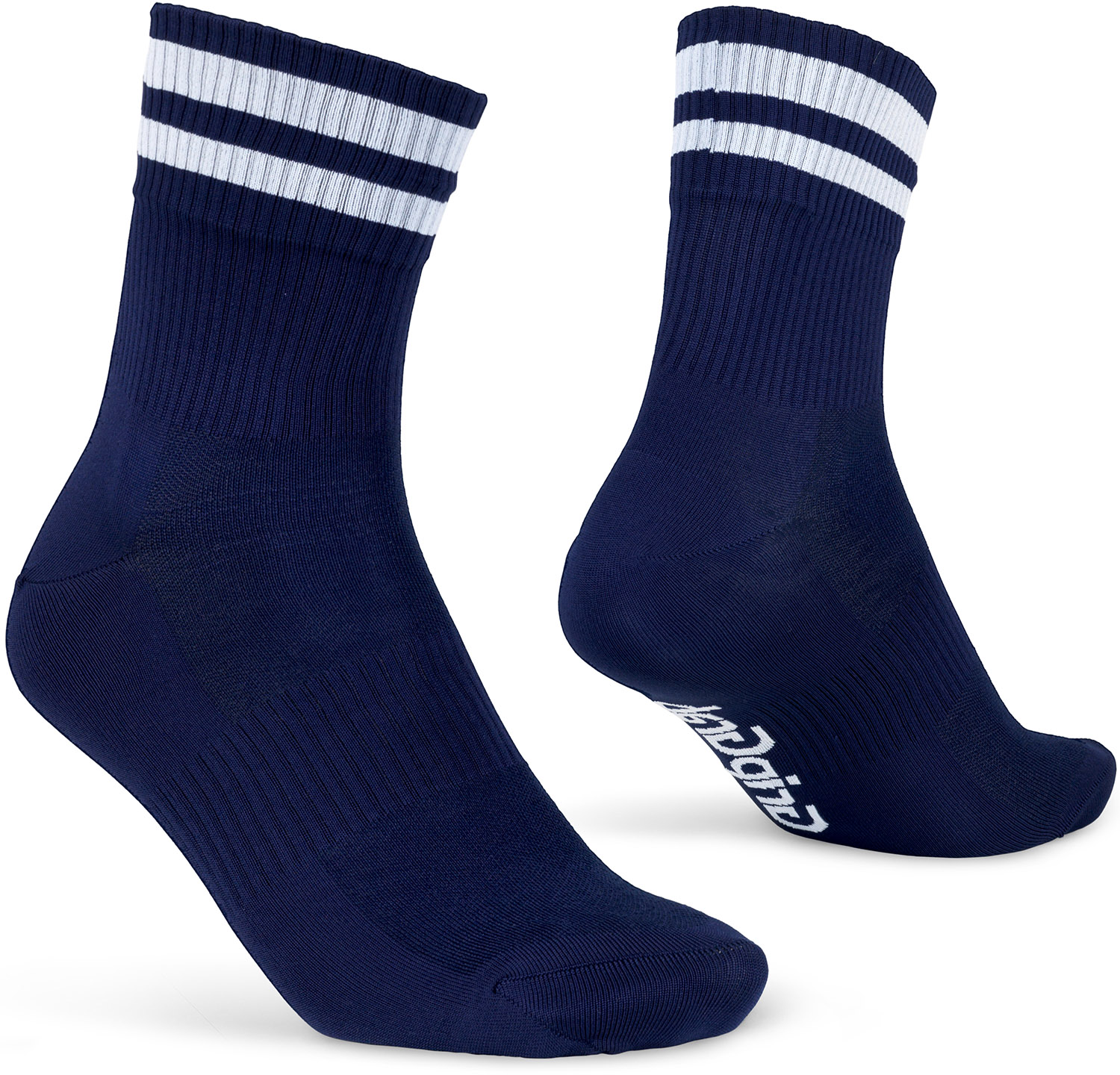 Gripgrab Original Stripes Crew Sokker Blå
