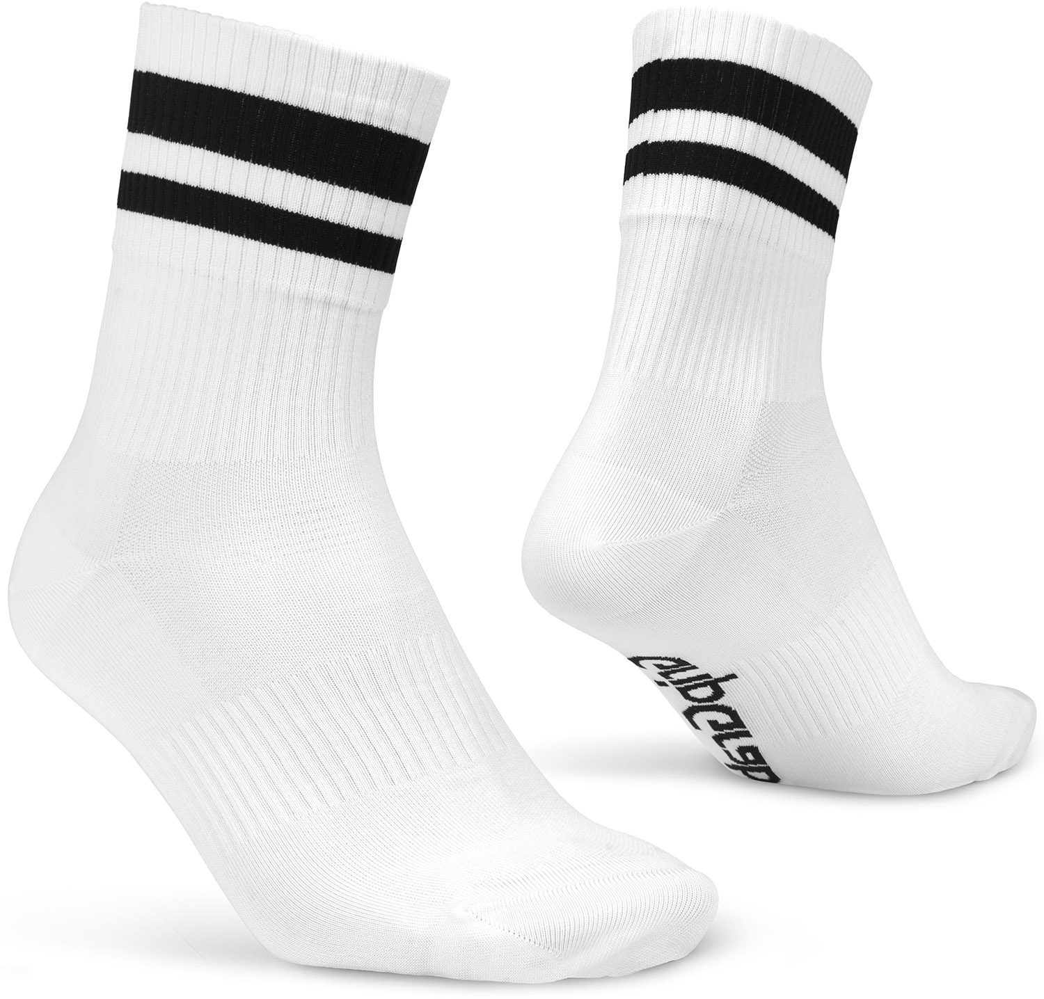 Gripgrab Original Stripes Crew Sokker Hvid