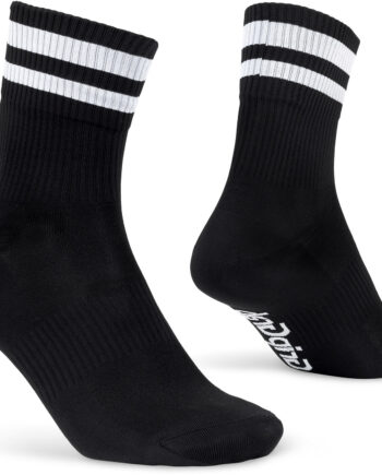 Gripgrab Original Stripes Crew Sokker Sort