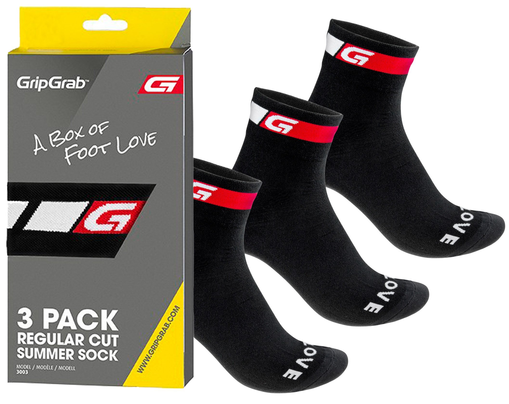 Gripgrab Pack Regular Cut Summer Sock Sort