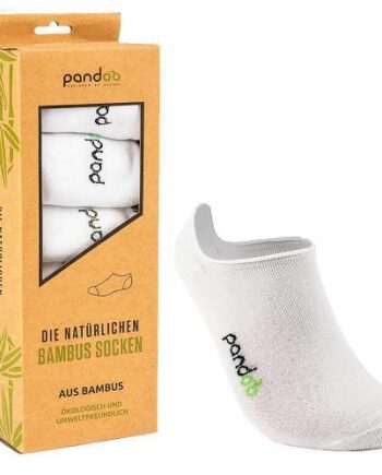 Pandoo Hvide Bambus Footies Str