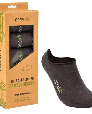 Pandoo Koksgrå Bambus Footies Str