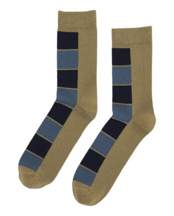 Socks Cph Herrestrømper Med Tern Grøn Str