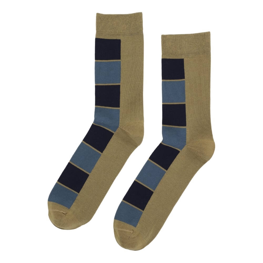 Socks Cph Herrestrømper Med Tern Grøn Str