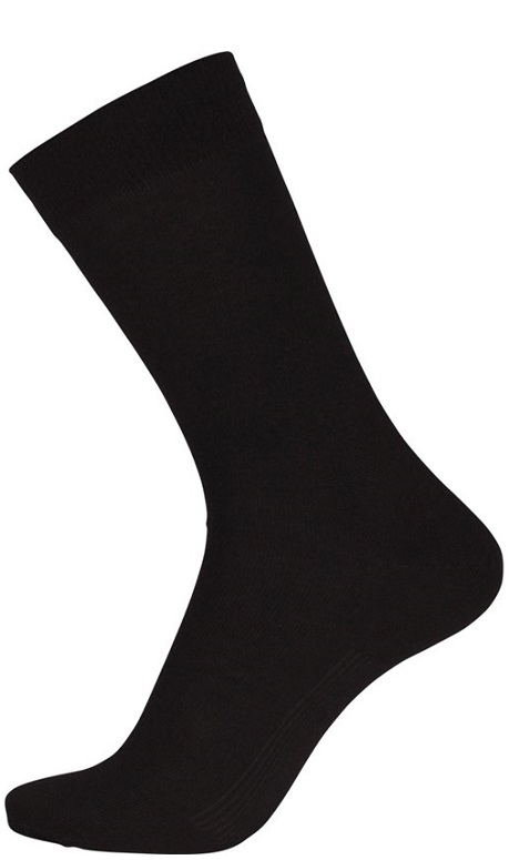 Sorte Egtved Uldstrømper Ventilated Sole Str
