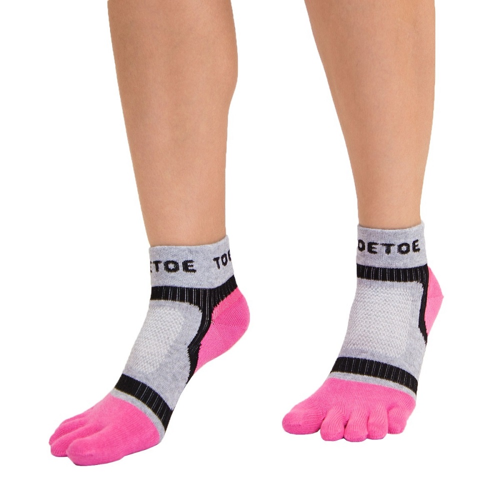 Toetoe Sports Light Runner Tåsokker Pink Str