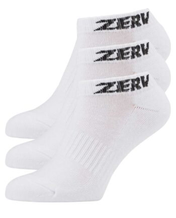 Zerv Performance Socks Short Pack White