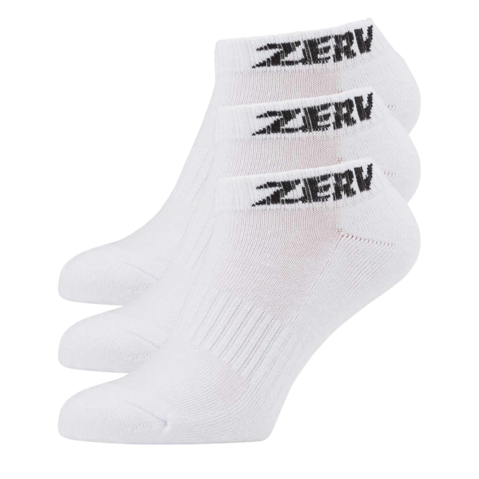 Zerv Performance Socks Short Pack White
