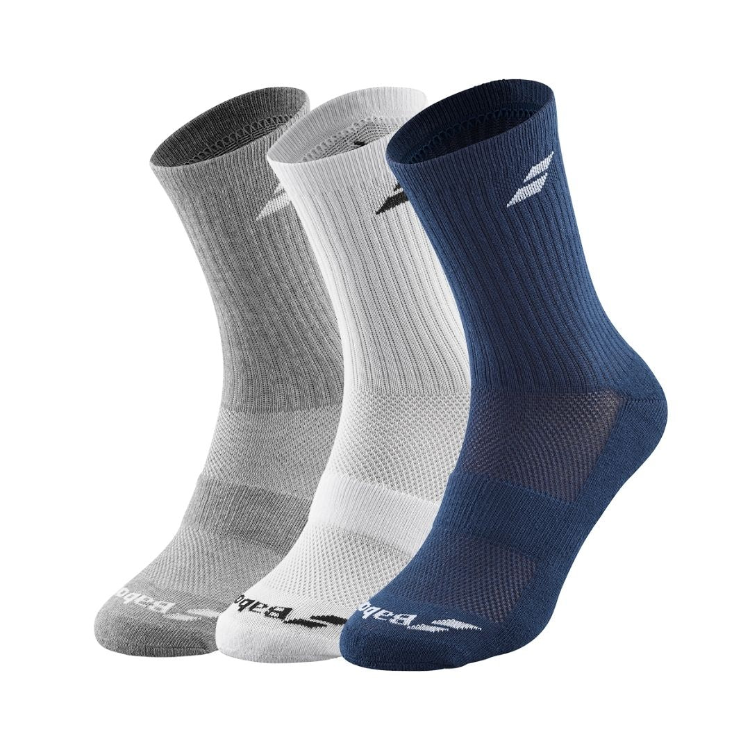 Babolat Strømper Pak White Estate Blue Grey