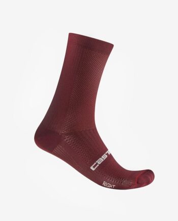 Castelli Espresso Cykelstrømper Deep Bordeaux