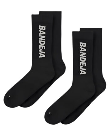Cuera Bandeja Padel Strømper Pak Black Sand