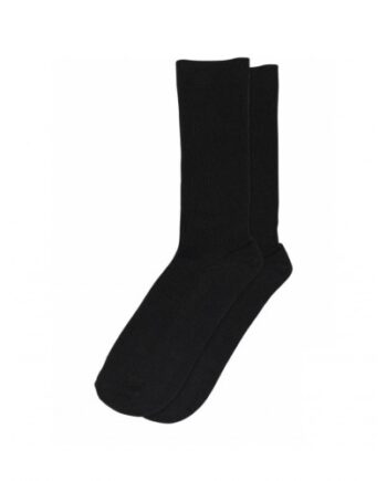 Strømper Dame Rib Sokker Merinould Black