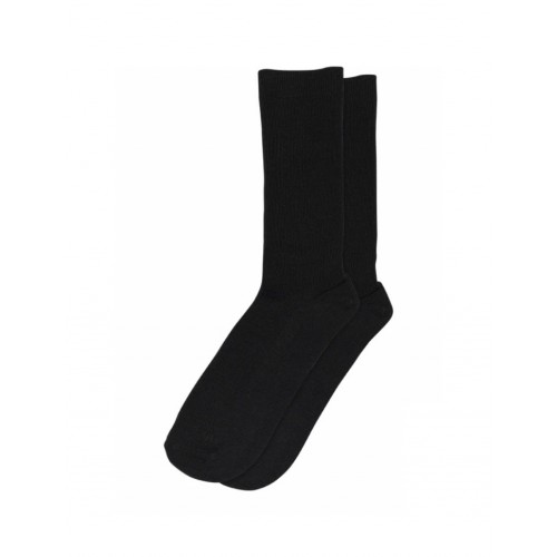 Strømper Dame Rib Sokker Merinould Black
