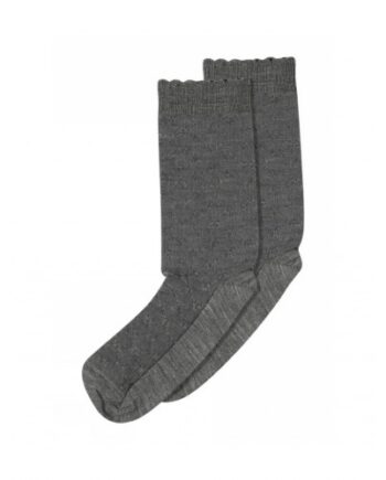 Strømper Mønstrede Damestrømper Uld Silke Mix Medium Grey