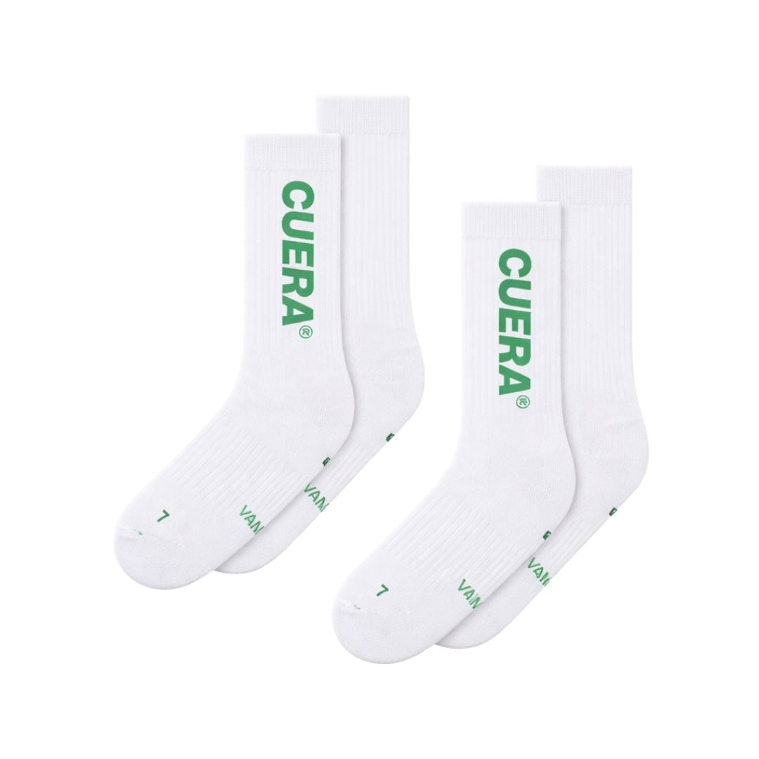 Cuera Padel Strømper Pak White Green