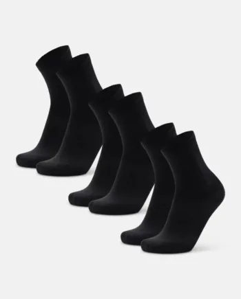 Danish Endurance Classic Sports Quarter Strømper Sort Pak