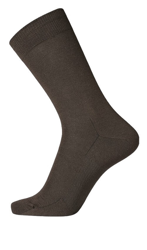 Brune Egtved Bomuld Strømper Ventilated Sole Str