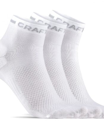 Craft Core Dry Mid Sokker Par Hvid