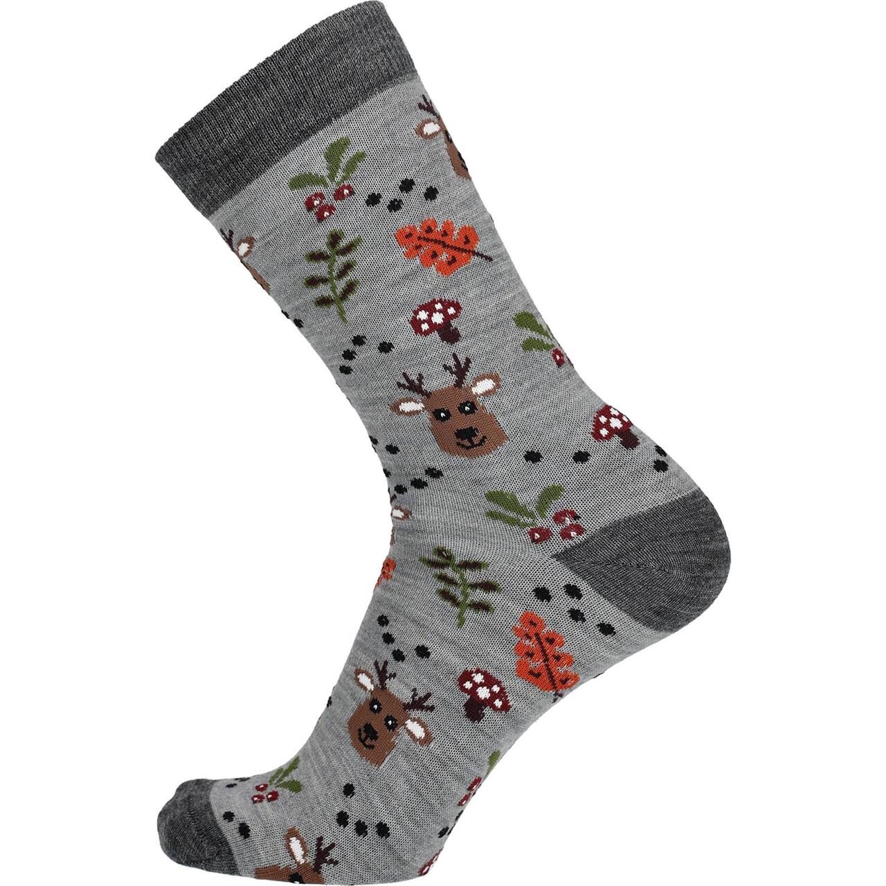 Friluftsland Merino Lifestyle Reindeer Autumn Grå Grey