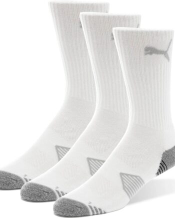 Puma Essential Crew Cut Pak Sokker Bright White Str
