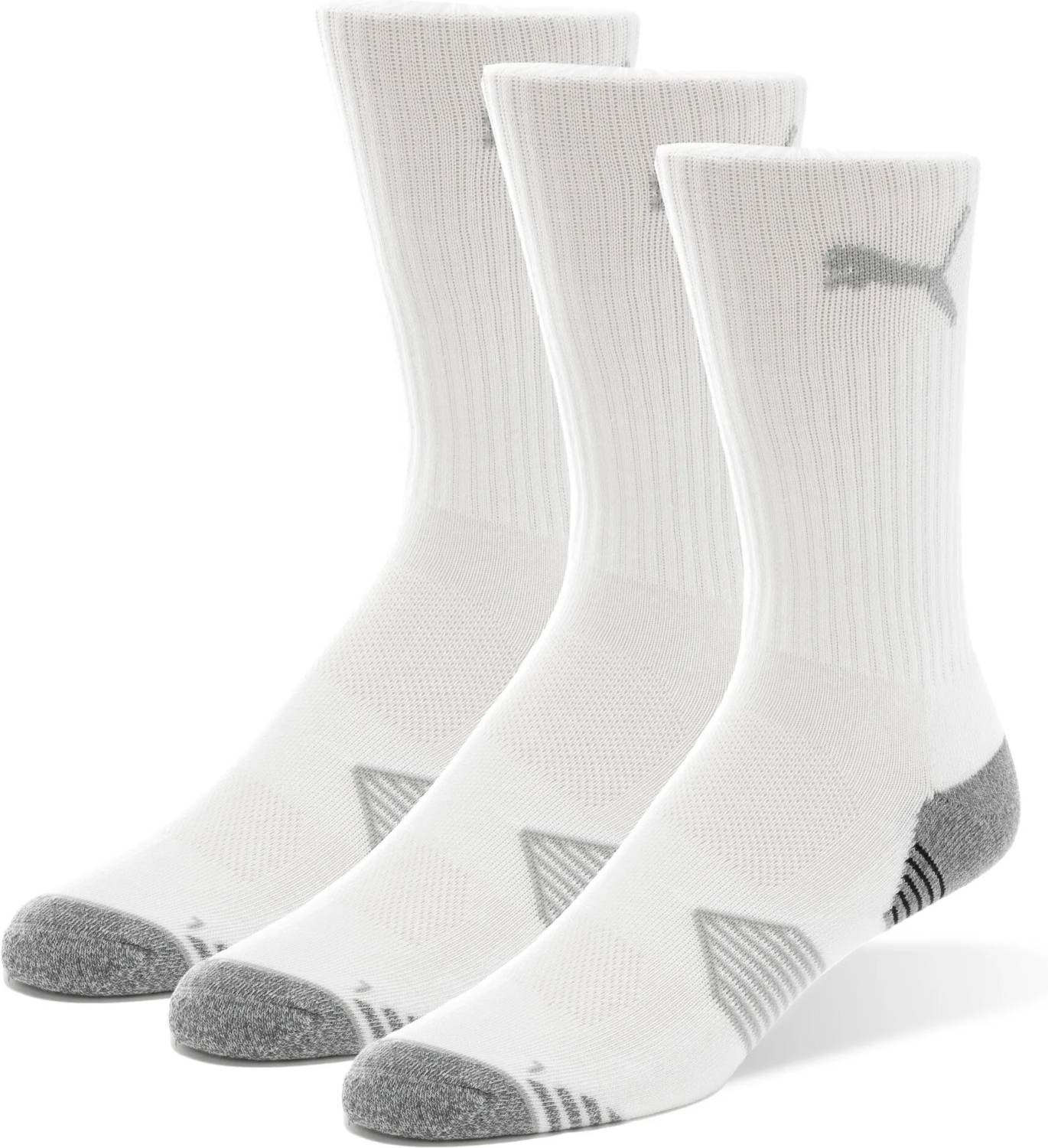 Puma Essential Crew Cut Pak Sokker Bright White Str