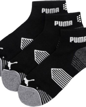 Puma Essential Quater Cut Pak Sokker Puma Black Str