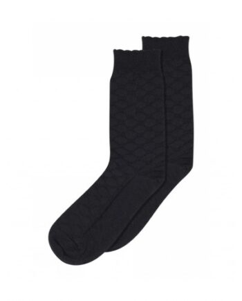 Strømper Mønstrede Damestrømper Uld Silke Mix Black