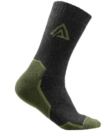 Aclima Warmwool Uldsok Olivengrøn Mørkegrå Sokker