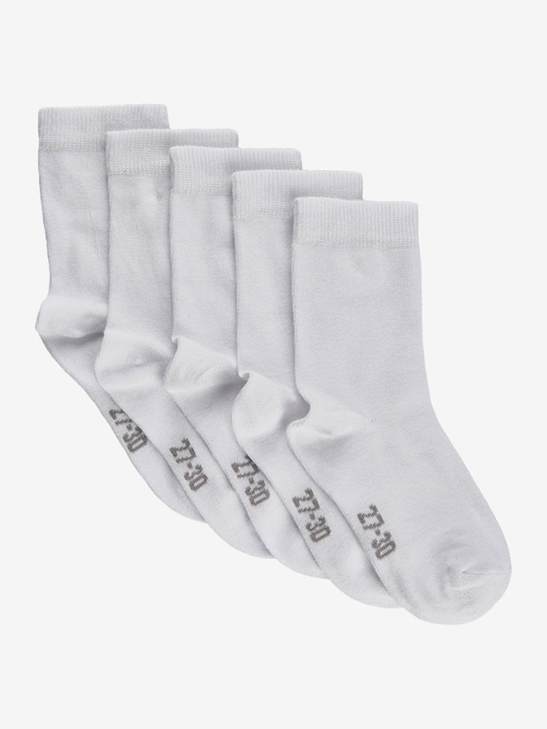 Ankel Sokker Solid Pack White