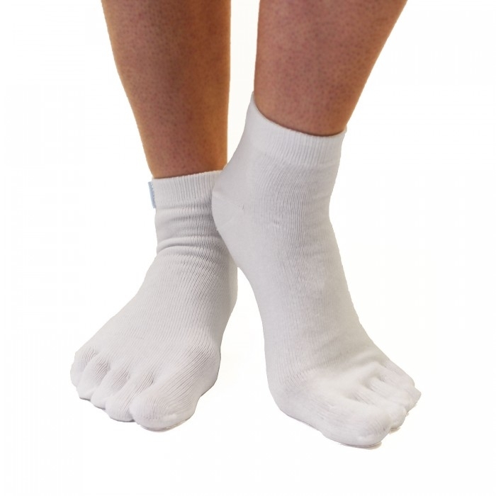 Ankel Tåsokker Toetoe Essential Hvid Korte Sokker