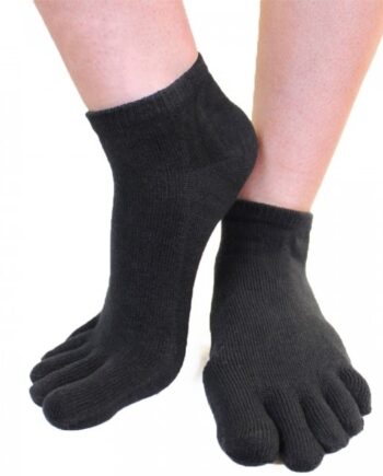 Ankel Tåsokker Toetoe Essential Sort Korte Sokker