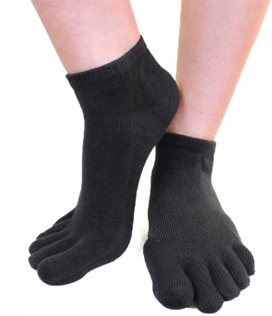 Ankel Tåsokker Toetoe Essential Sort Korte Sokker
