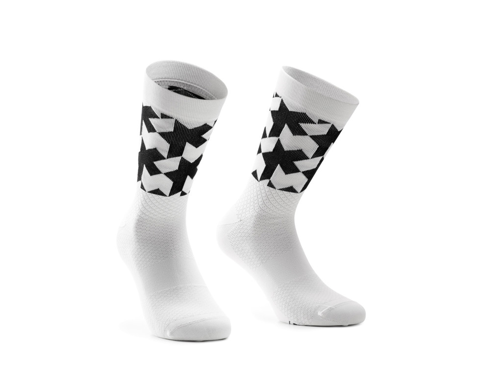 Assos Monogram Evo Cykelstrømper Hvid Str