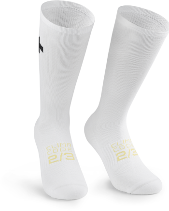 Assos Spring Fall Socks White Series