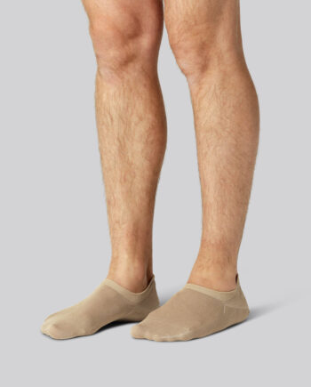 Bambus Footies Strømper Beige Til Mænd