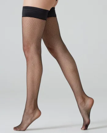 Black Bahamas Fishnet Hold Ups