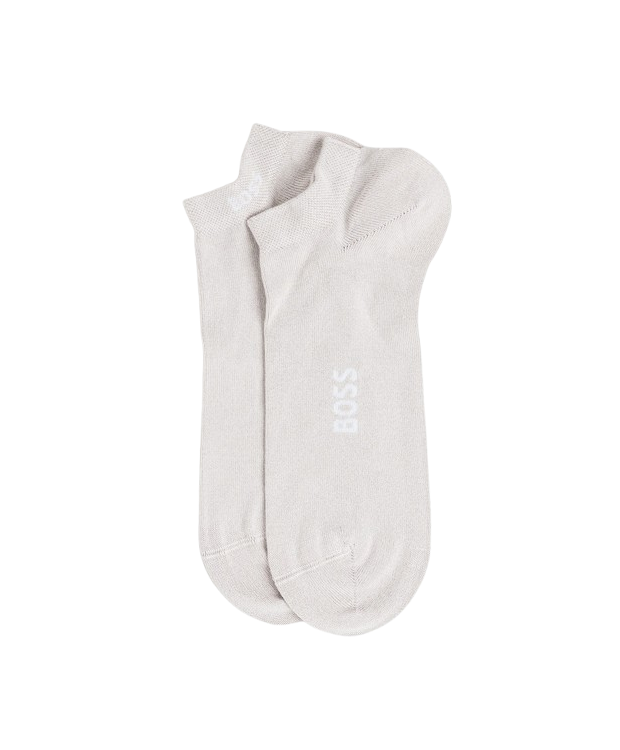 Boss 2pak Bambus Ankelstrømper Beige Til Herre