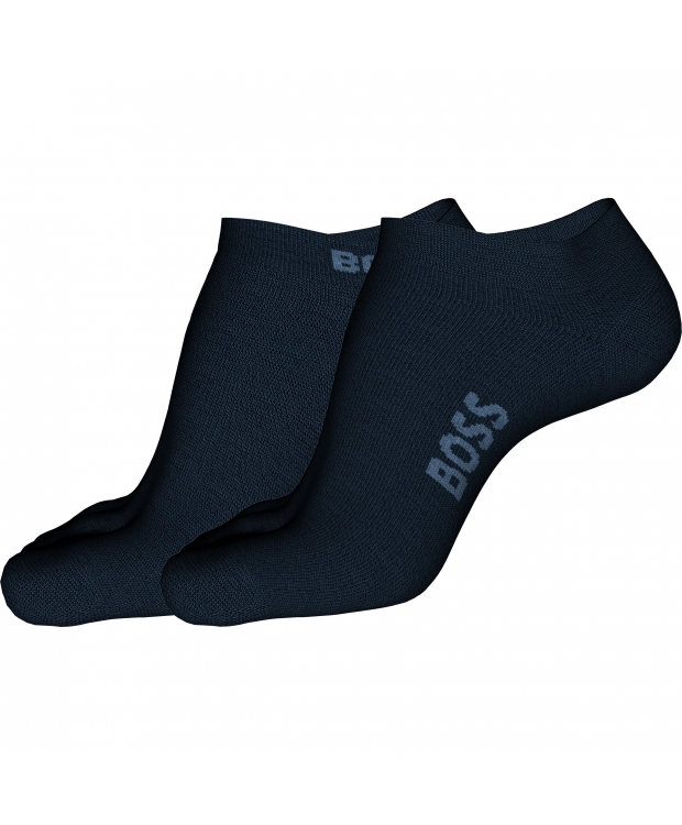 Boss 2pak Bambus Ankelstrømper Navy Til Herre Outlet